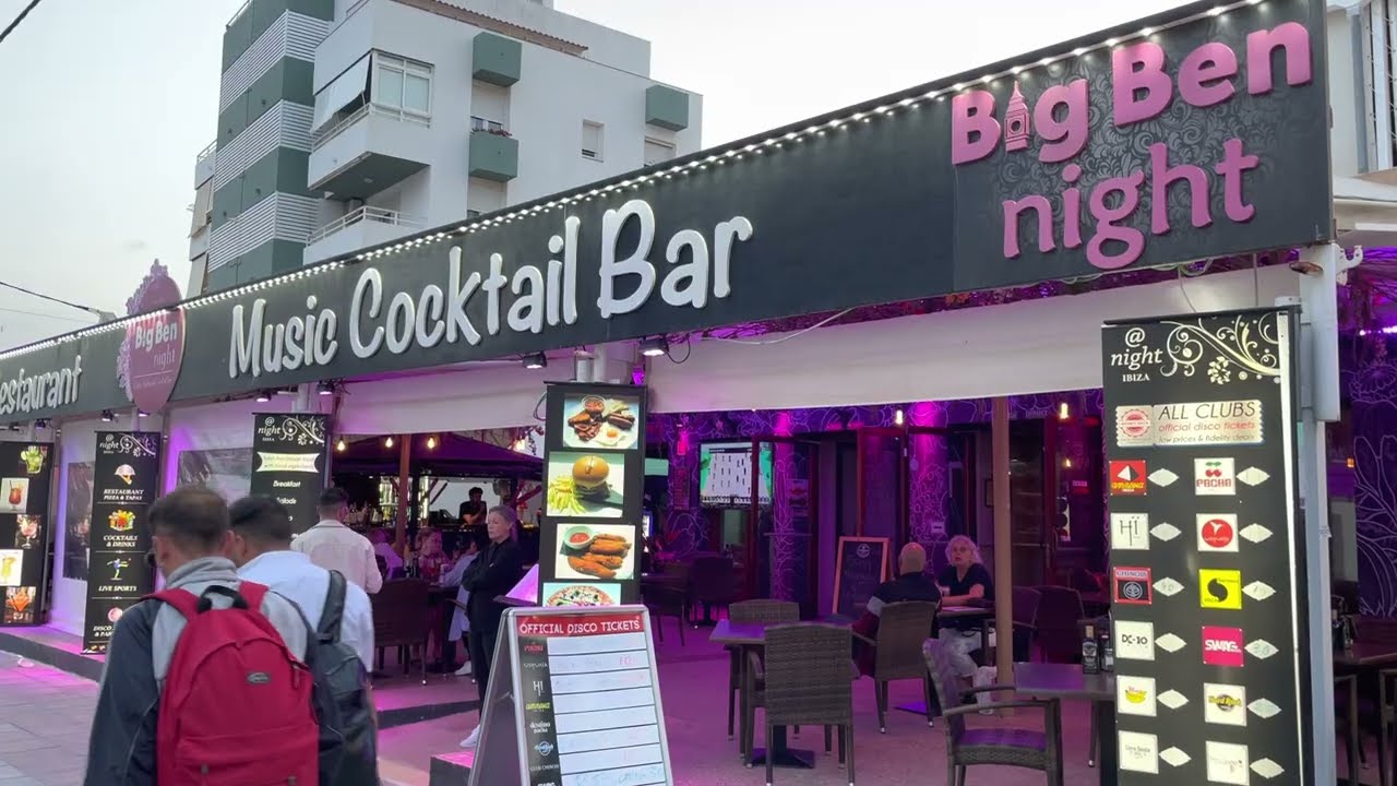 Playa den Bossa Ibiza 🇪🇸 Evening and nightlife