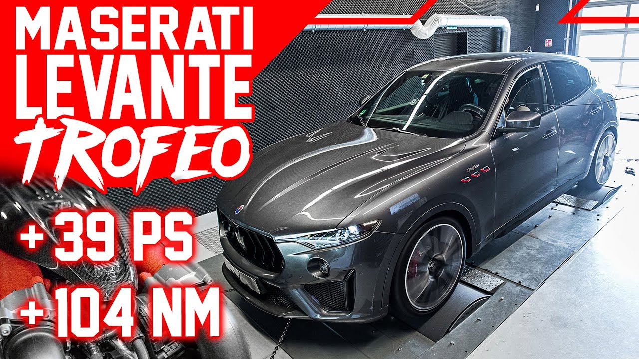Maserati Levante Trofeo  3.8L V8 Bi-Turbo |  Stage 1 | 100-200 km/h | mcchip-dkr