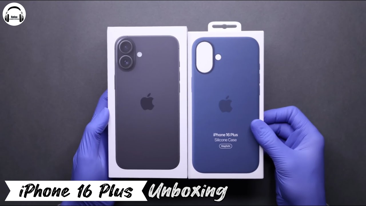 Apple iPhone 16 Plus Black, 128 GB | Relax Unboxing |