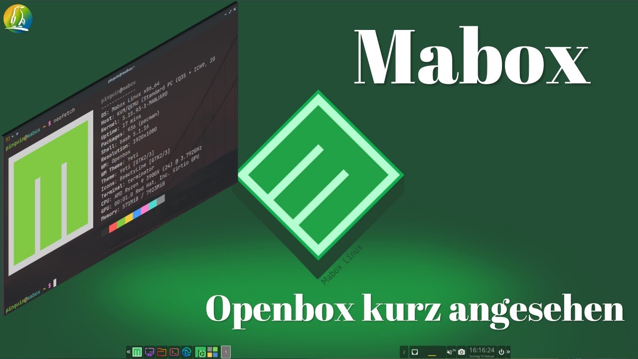 Mabox #linux kurz angesehen