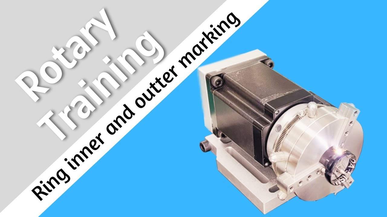 How to use fixed laser marking device | Laser engraving ring inside and outside