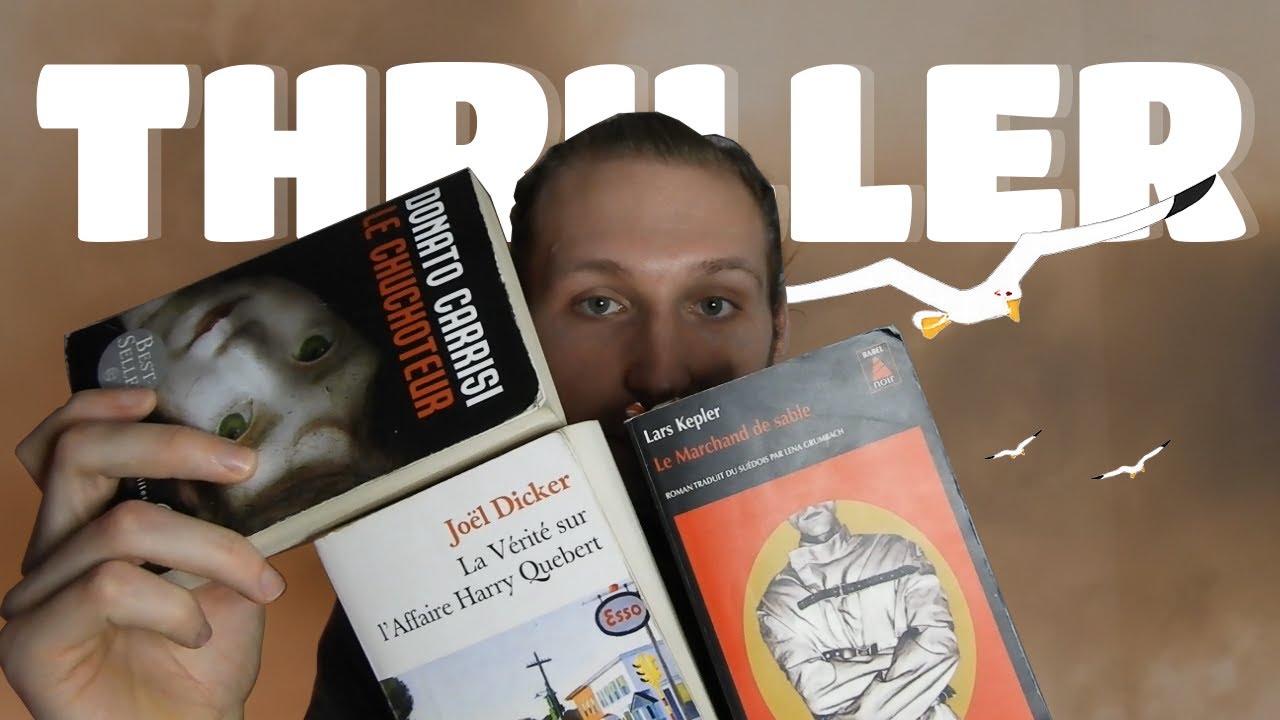 ASMR Inaudible & Chuchoté | Review livres Thriller (Carrisi, Dicker, Kepler)