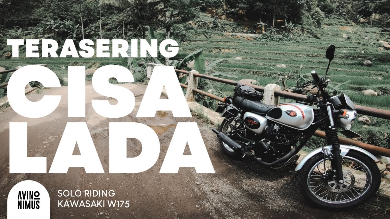 Mendadak gas ke Terasering Cisalada, Pamijahan | Solo Riding Naik Kawasaki W175