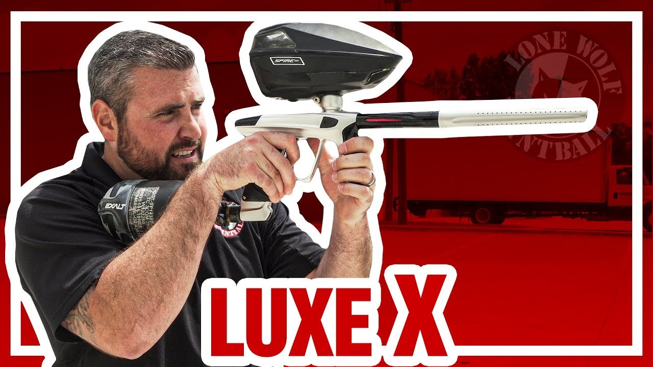 Shooting the LUXE X Paintball Marker | DLX Technologies | Lone Wolf Paintball Michigan