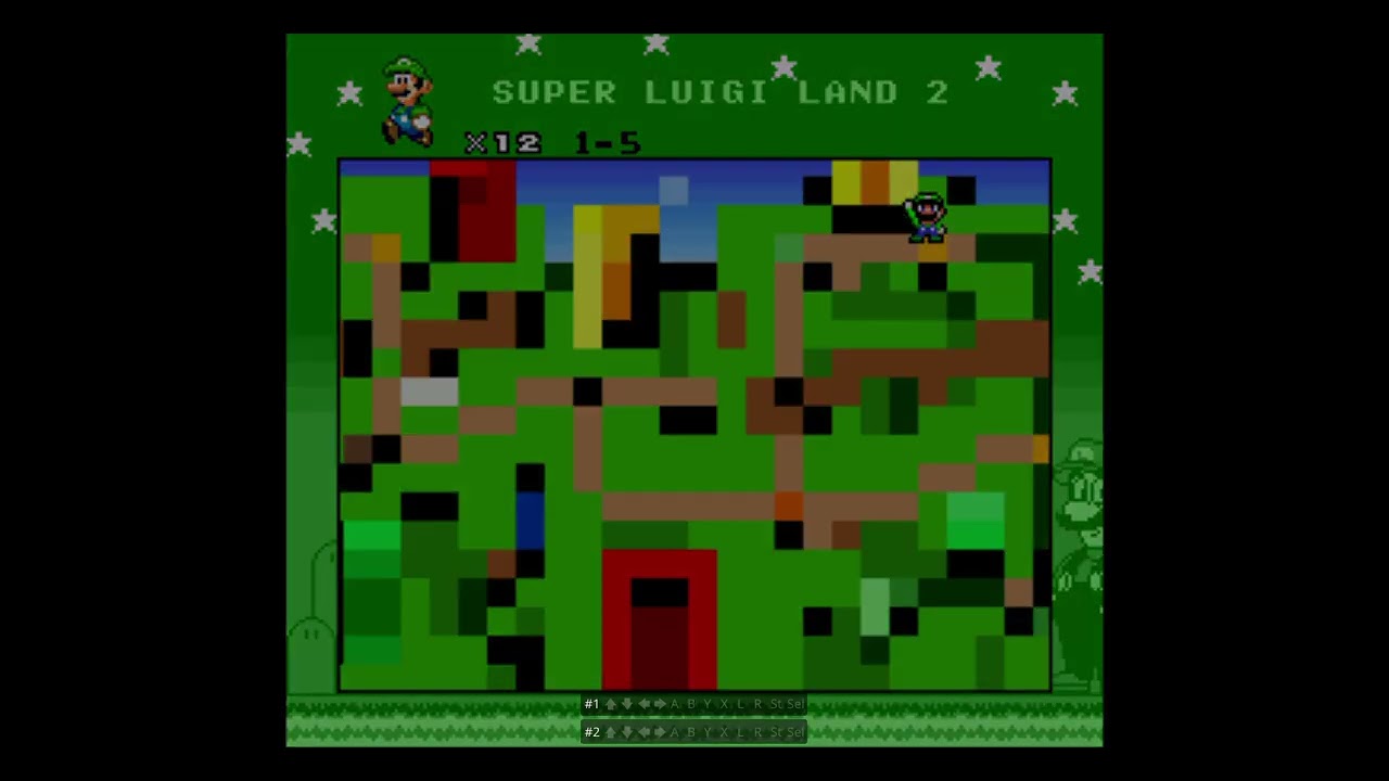 (No Music) Super Luigi Land 2 Part 1 (소리안남)