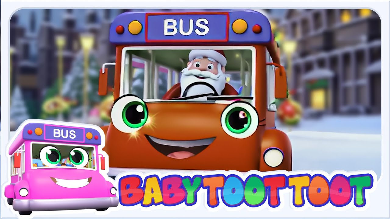 Las Ruedas del Autobús Especial Navidad 🎄✨ y más rimas Infantiles