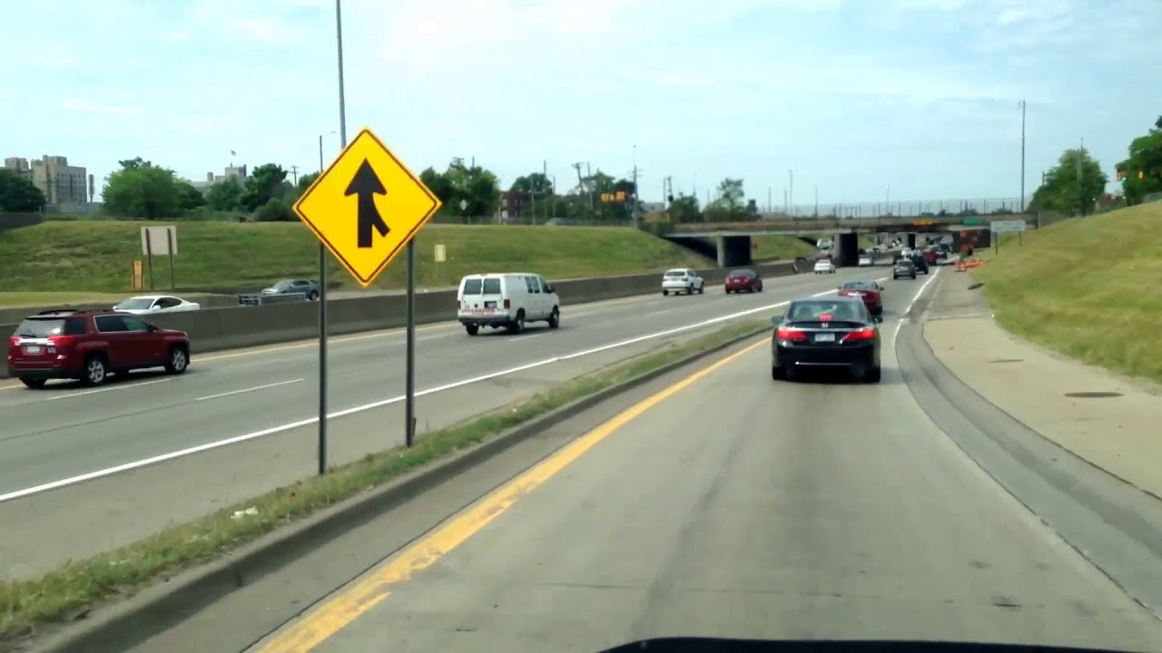 Driving from Detroit, Michigan to Dearborn, Michigan