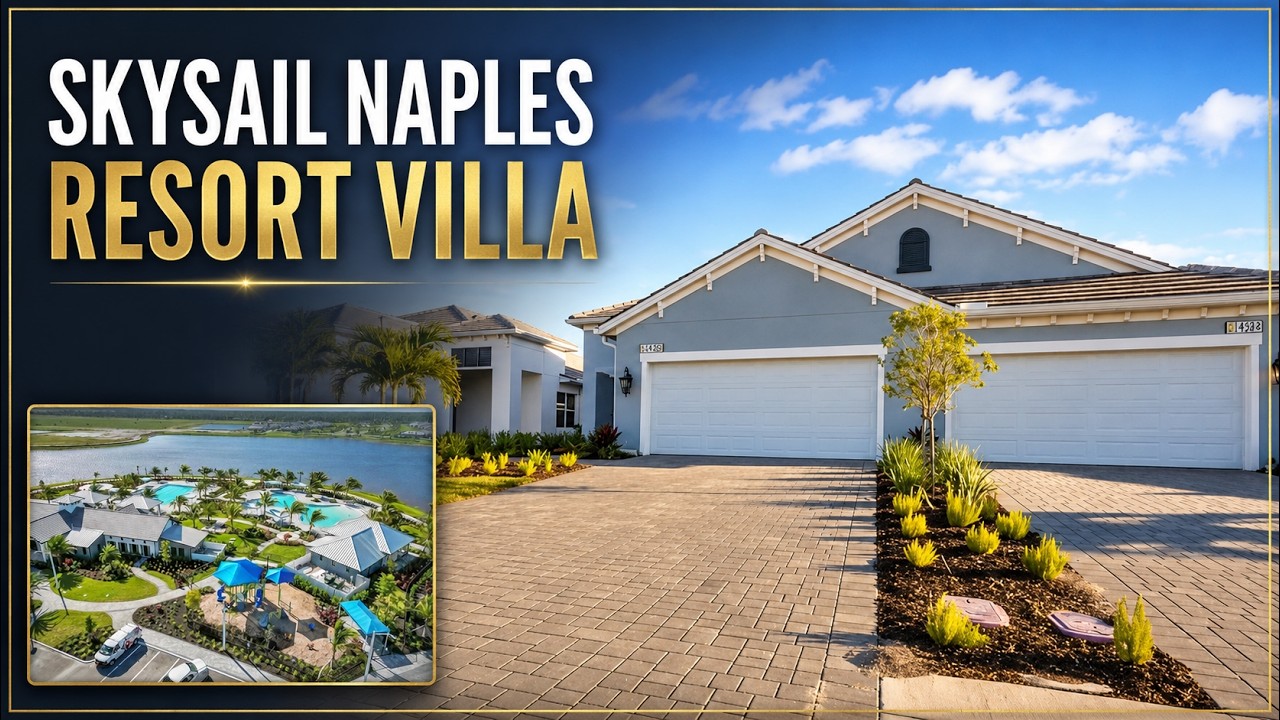 Naples Villa in Skysail | Newer 3 Bedroom + Den Home by Neal Communities