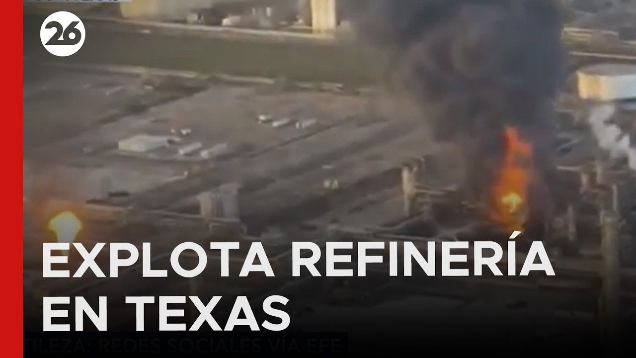 🚨 EXPLOTA REFINER&Iacute;A EN TEXAS | El riesgo t&oacute;xico obliga a confinar a la poblaci&oacute;n