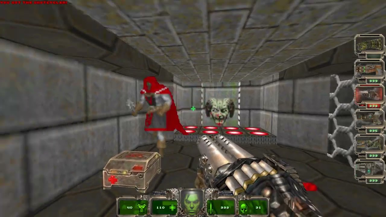 Doom Katana Weapons + OTEX Texture Pack + FRAYED (E1M5 100% Secrets) + Shades of Doom
