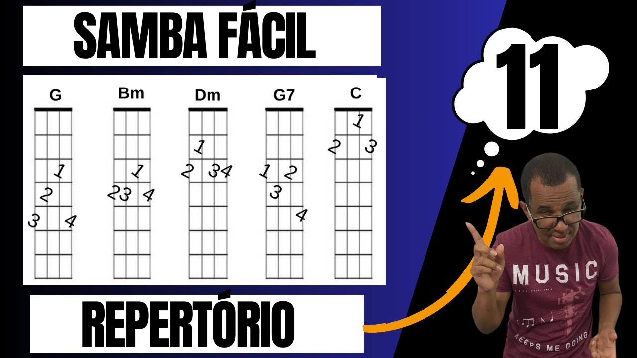 11 MÚSICAS FÁCEIS PARA CAVAQUINHO | TONINHO SORRISO