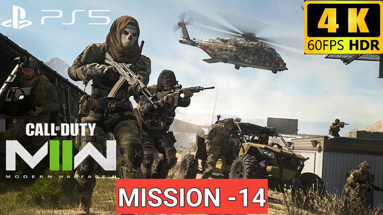 Call of Duty Modern Warfare 2 Part 14: Hindsight - Full Mission Walkthrough (PS5 4K 60FPS)