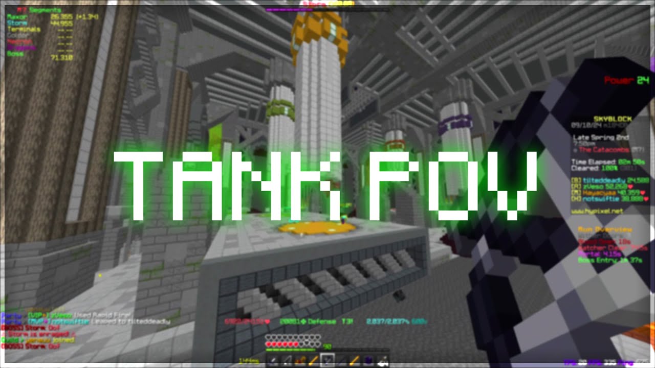 M7 TANK POV | HYPIXEL SKYBLOCK