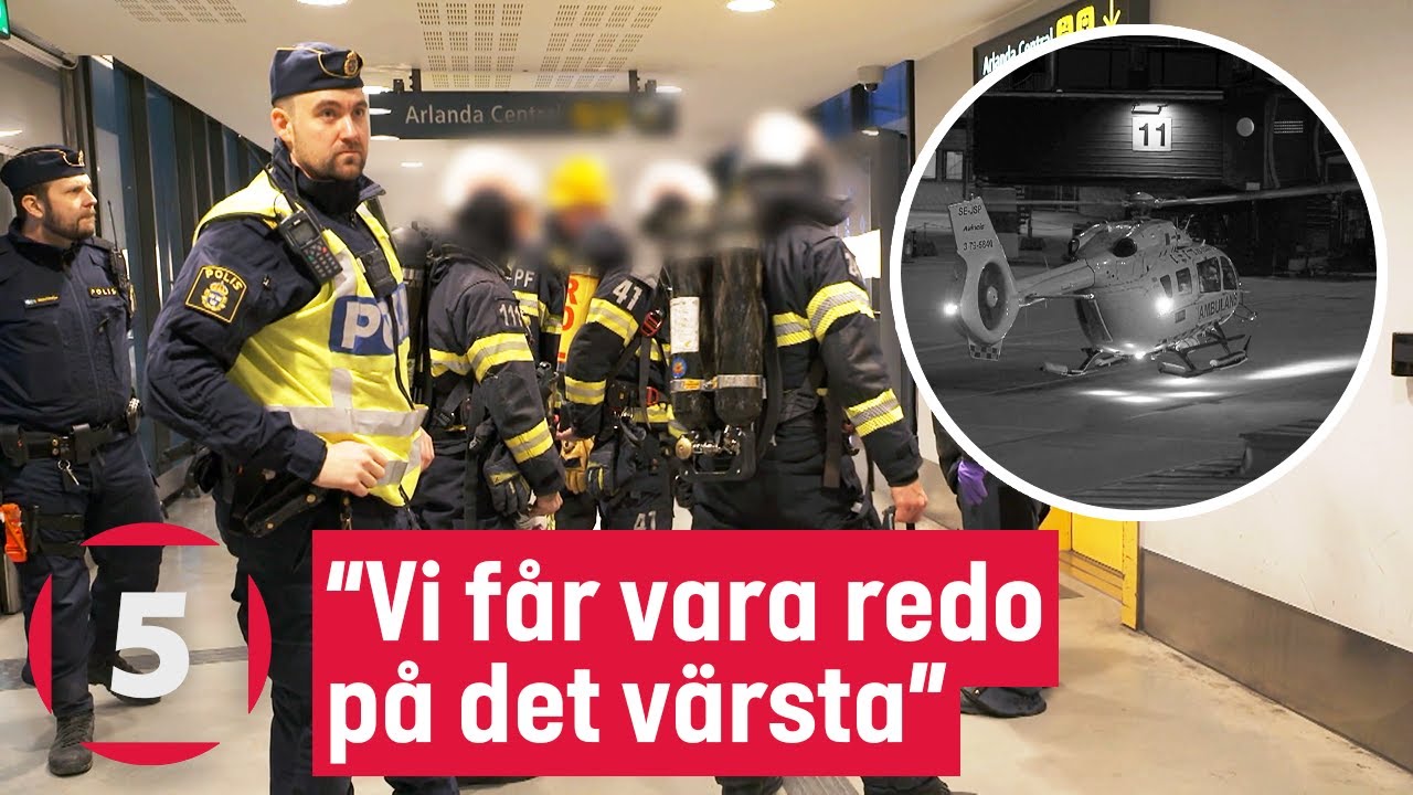 Anlagd BRAND och DUMPAD VÄSKA på Arlanda! | Gränsbevakarna Sverige | Kanal 5 Sverige