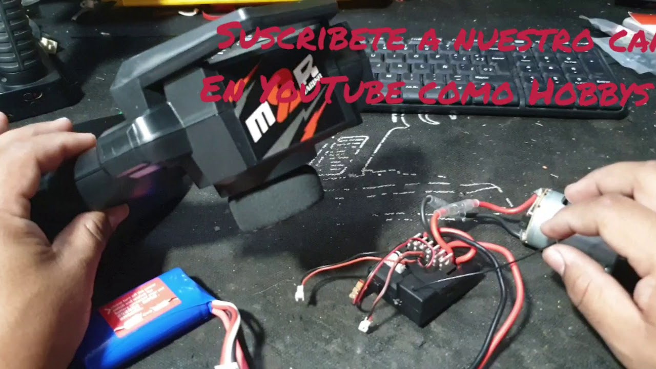Bind esc wltoys o enlace control con receptor wltoys