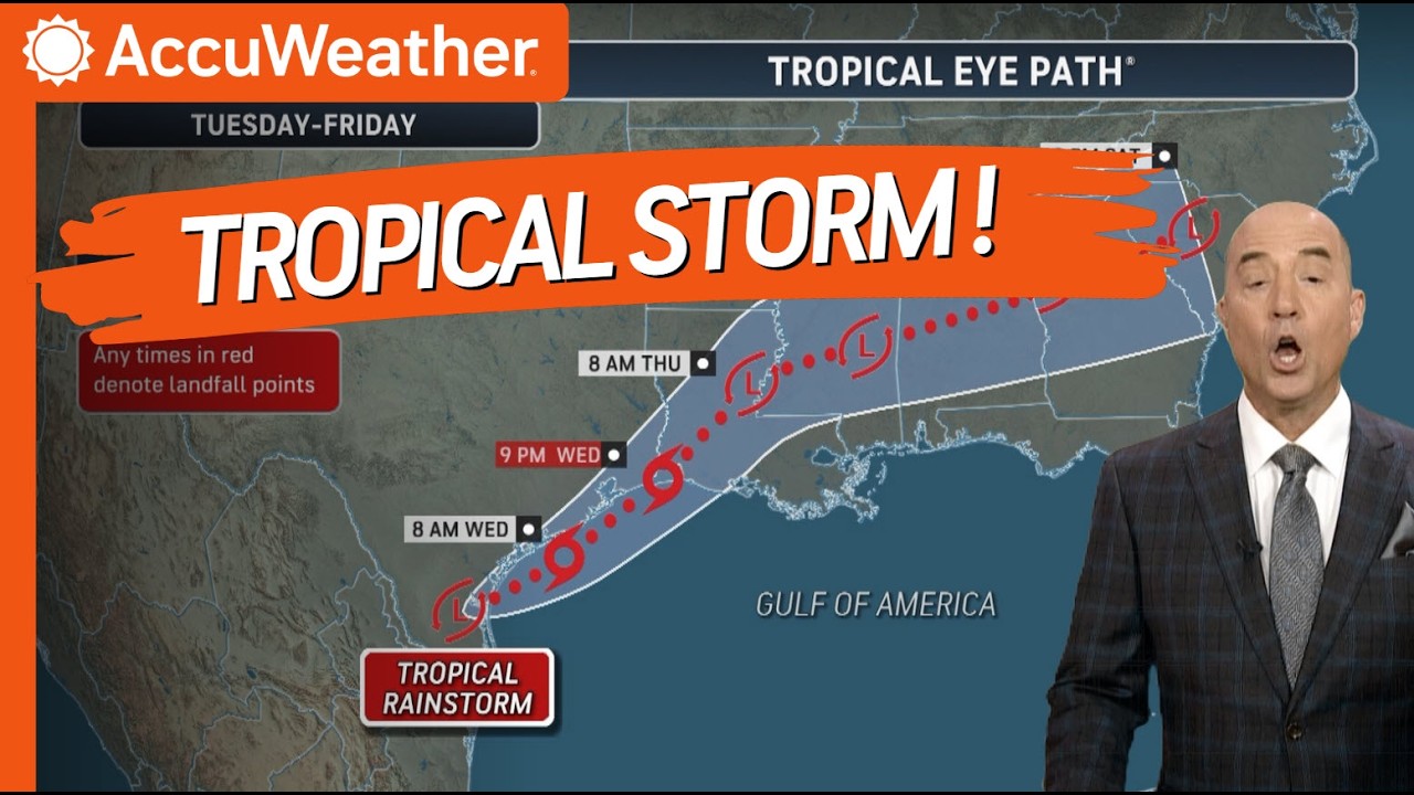 Tropical rainstorm near the Texas coast forecast to become Tropical Storm Arthur