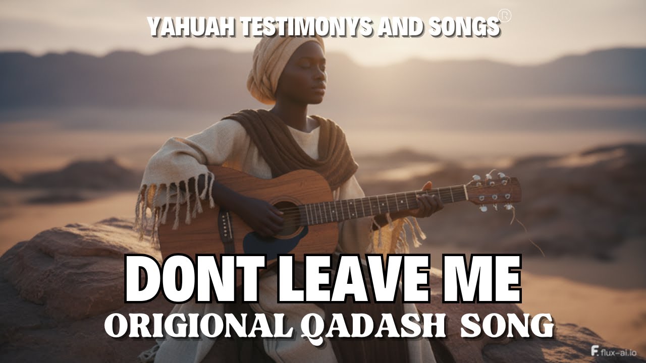 DON’T LEAVE ME | A Cry of the Soul to YAHUAH ORIGIONAL QADASH SONG