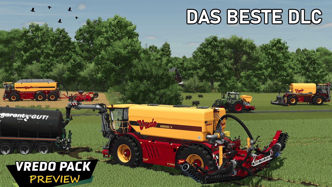 VREDO Pack I Das BESTE DLC🔥I Wildschweine, Maschinen & Nachsaat 🌱🐗 – Das musst du wissen! I LS25