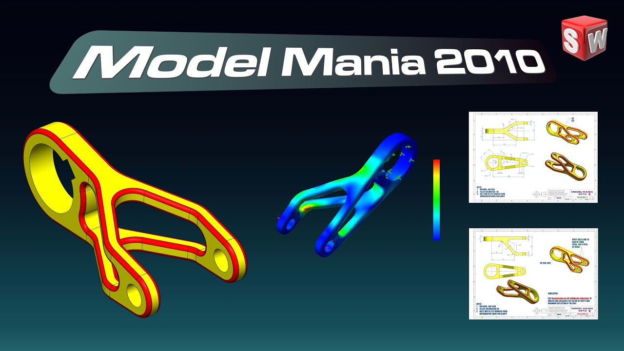 SolidWorks Model Mania 2010 | Remastered Tutorial