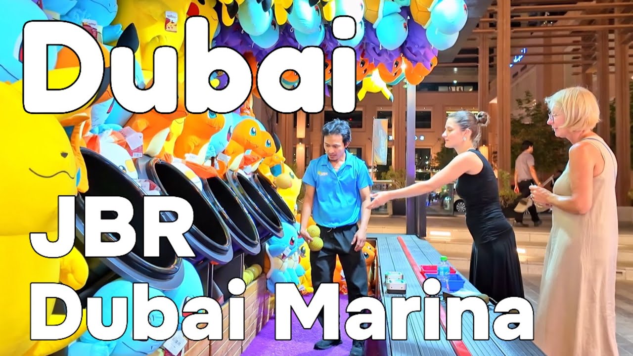 Dubai 🇦🇪 Amazing JBR, Dubai Marina [4K] Walking Tour