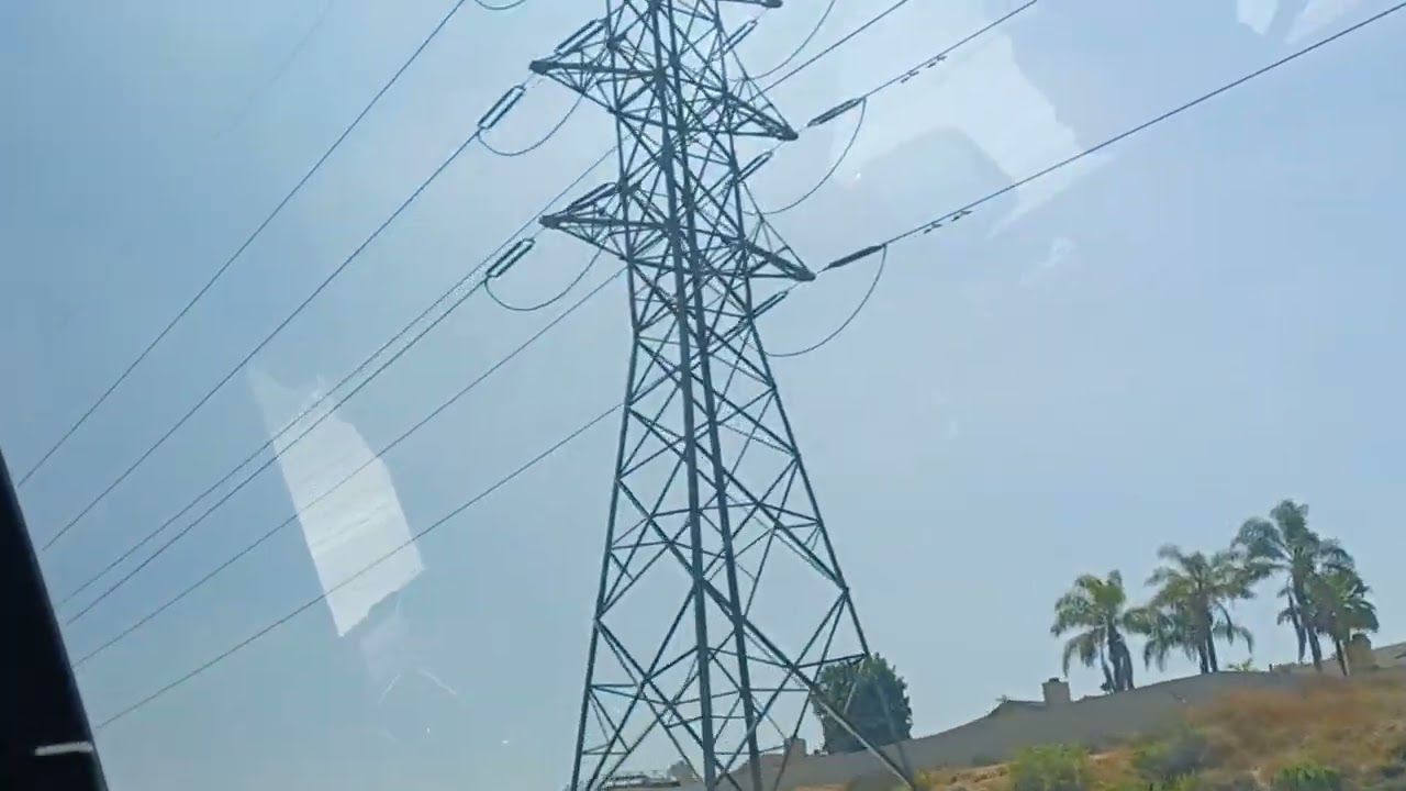 Power Lines During Trip California - Part 47 - (Southern California) || For Sara Lin