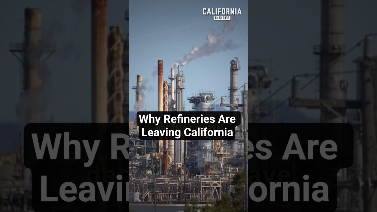 Why Refineries Are Leaving California #shorts