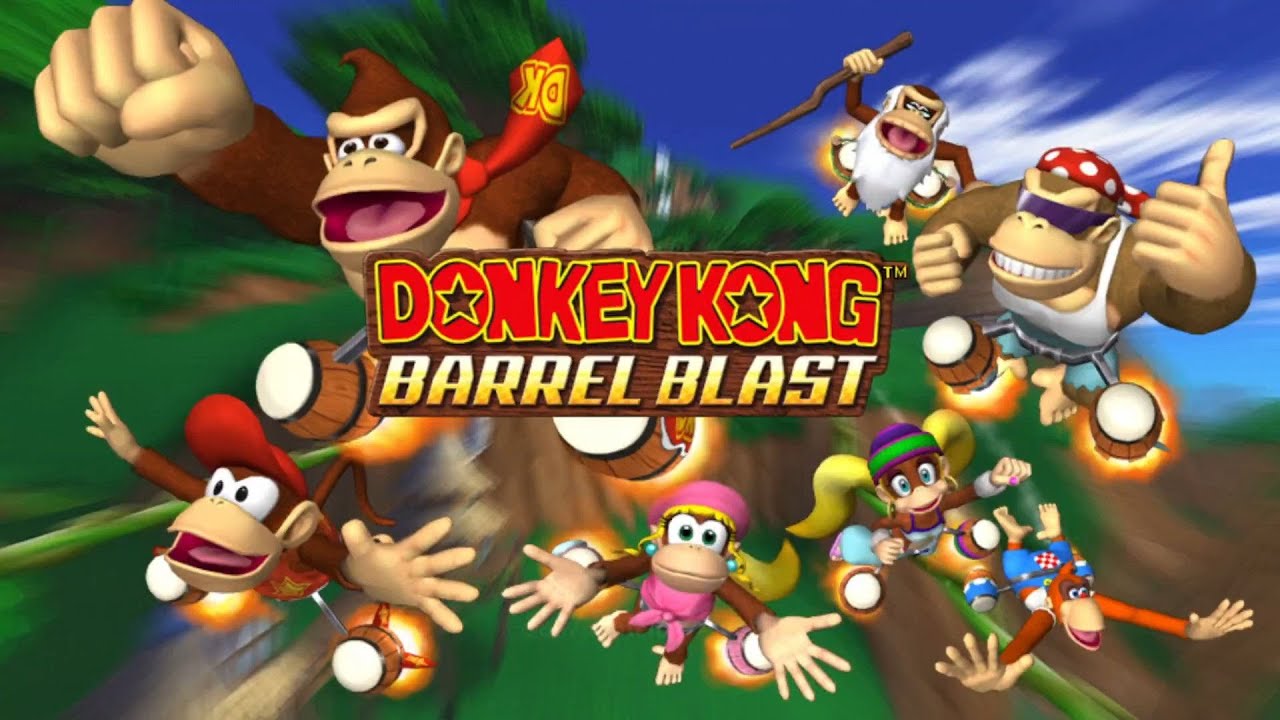 Donkey Kong: Barrel Blast (Wii) Full Gameplay Walkthrough [Candy's Challenges] Longplay