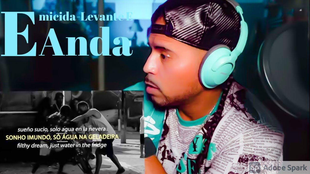 [REACT] EMICIDA - LEVANTA E ANDA | LEGENDAS EM PORTUGUÊS