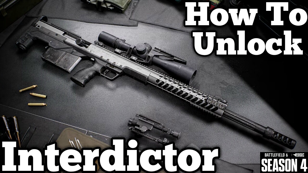 How To Unlock New Interdictor Sniper Rifle In Battlefield 6 & REDSEC