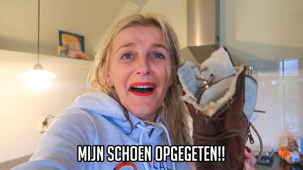 Welk beest heeft mijn schoen aangevallen?? #vlog30