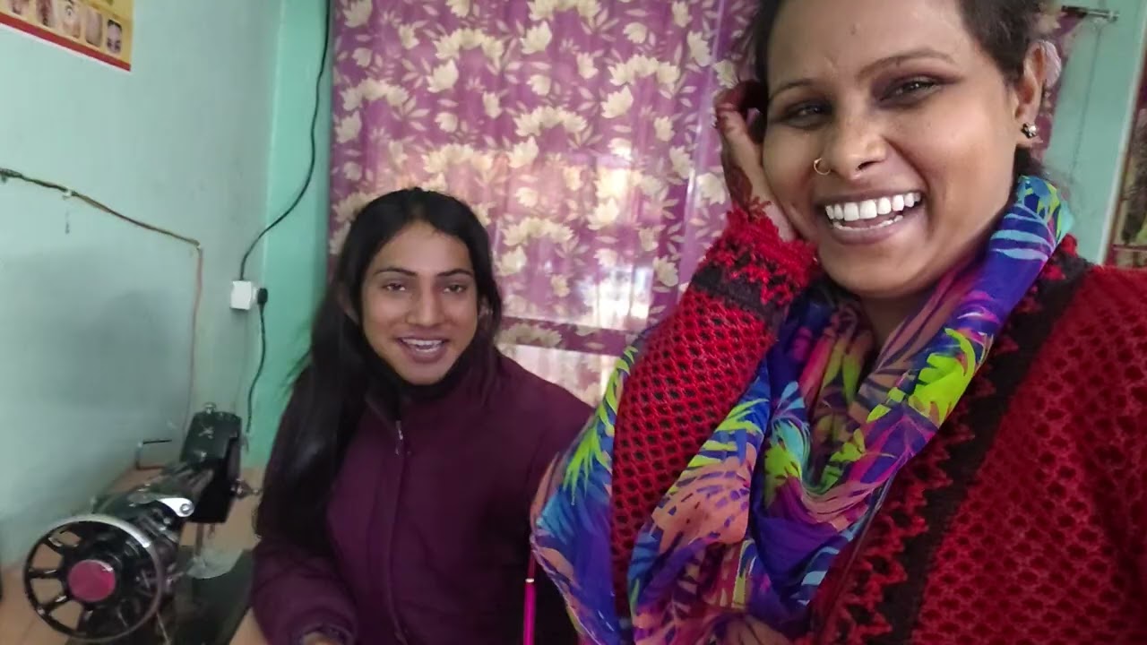 कुसुम जी और खुशबू रानी मिलकर ब्लाउजसिल रही है पूरा ब्लॉक वीडियो देखें 🙏🙏🙏
