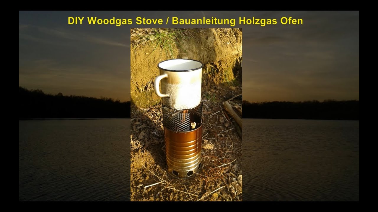 Bauanleitung Holzgas Kocher DIY - Hobo Ofen - Rauchfrei