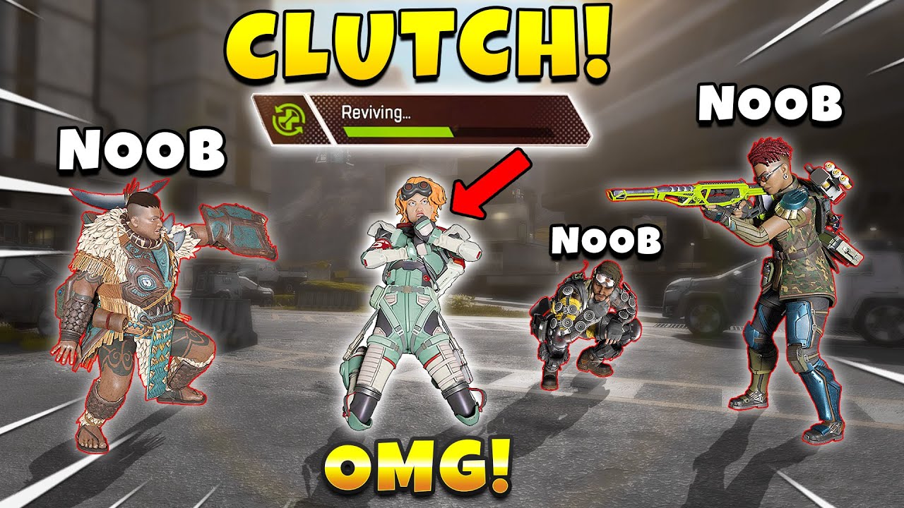 *WTF* Greatest Self-Revive Ever in Apex Legends! NEW Apex Legends Funny & Epic Moments #696