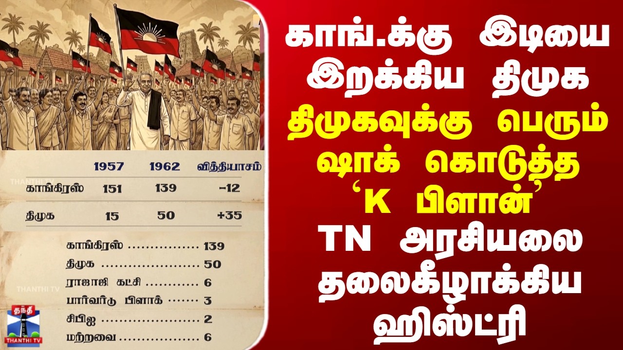 TN Election | காங்.க்கு இடியை இறக்கிய திமுக....திமுகவுக்கு பெரும் ஷாக் கொடுத்த `K பிளான்'