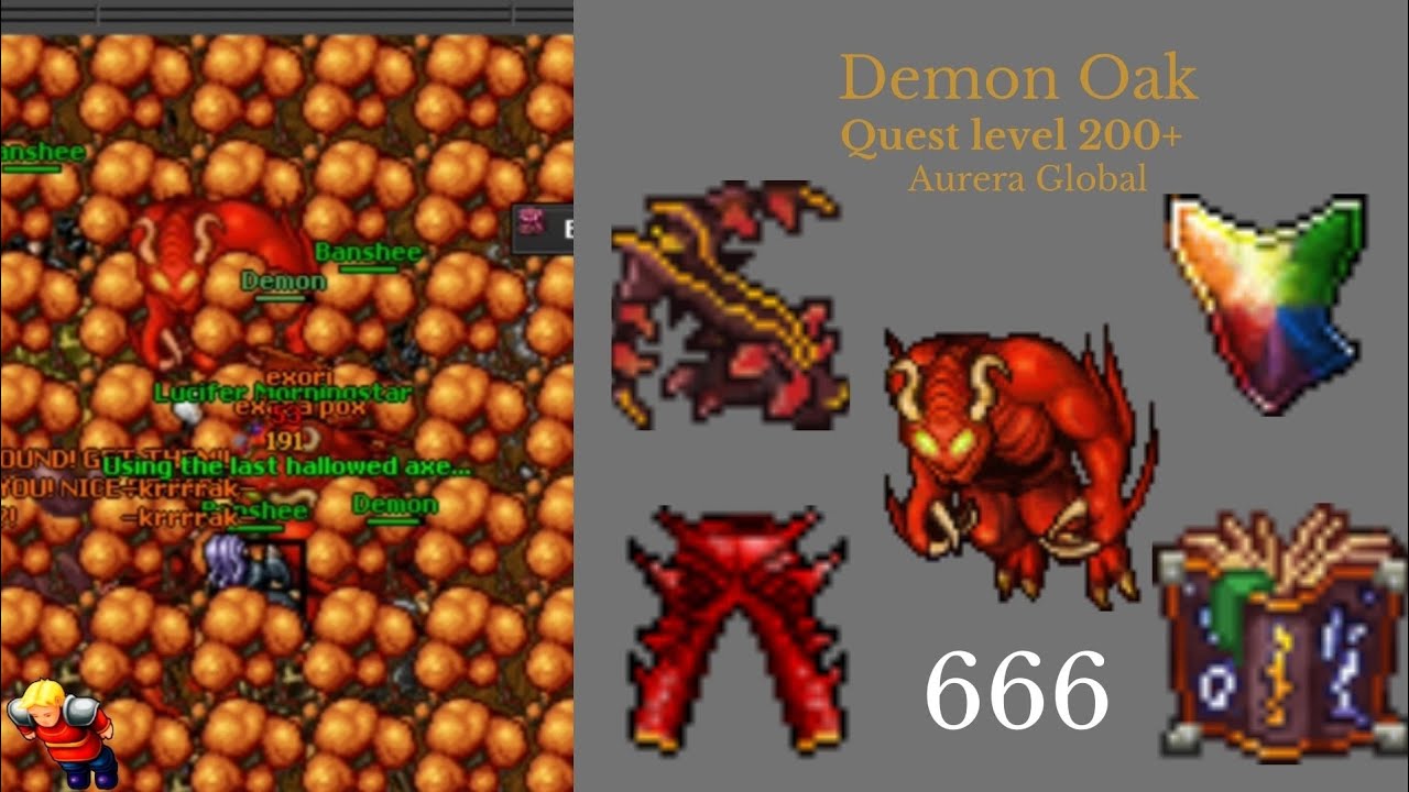 [Aurera Global]Como fazer a Demon Oak Quest lvl 200+