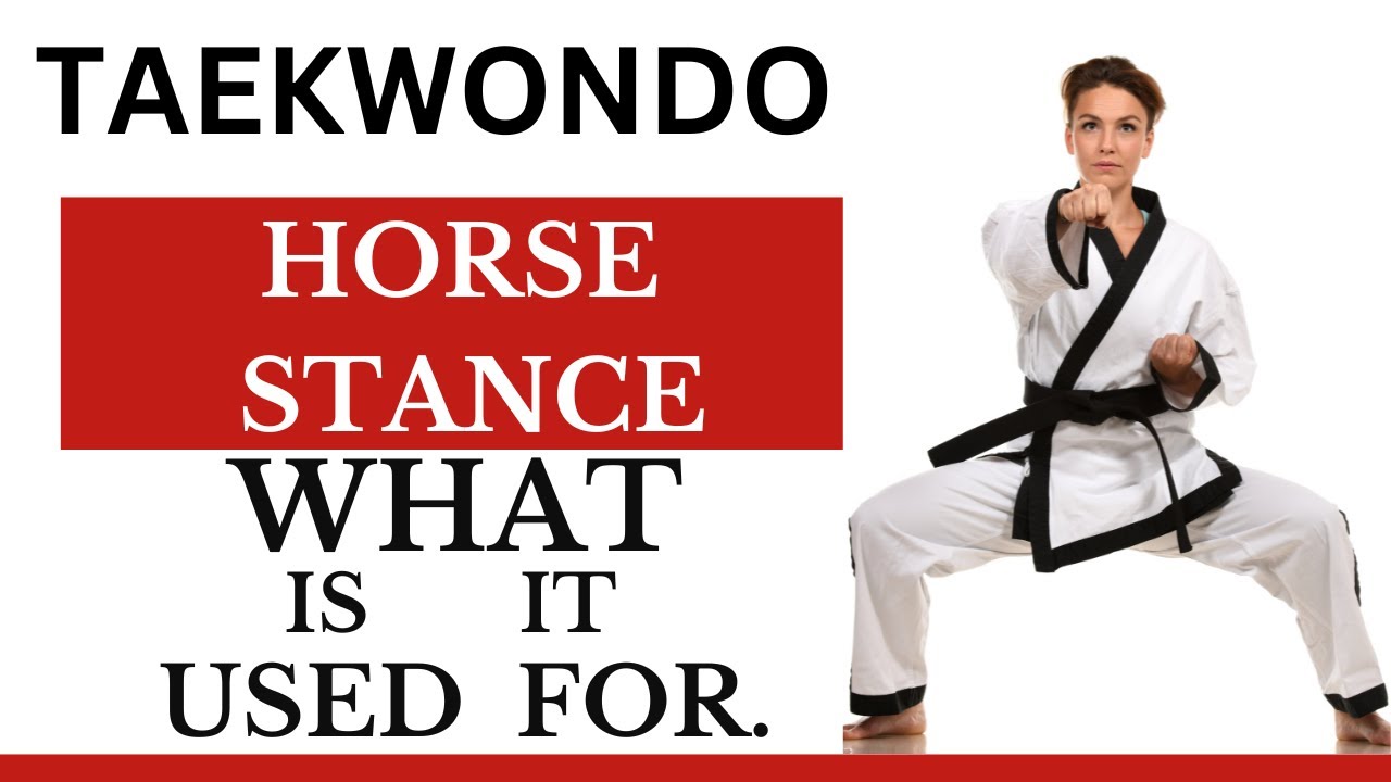 Taekwondo Horse Stance Juchum Seogi why we use it #taekwondo #taekwondotechniques #taekwondostances