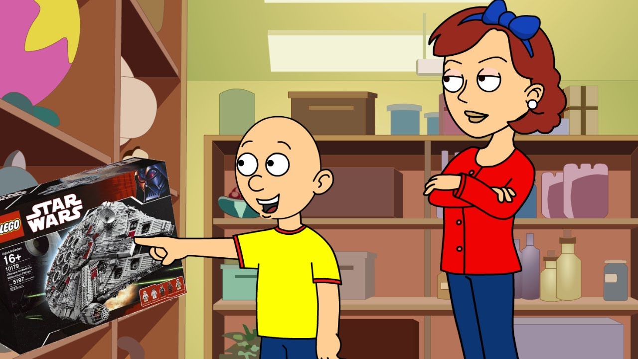 Caillou Throws A Temper Tantrum At The Toy Store And Gets Grounded