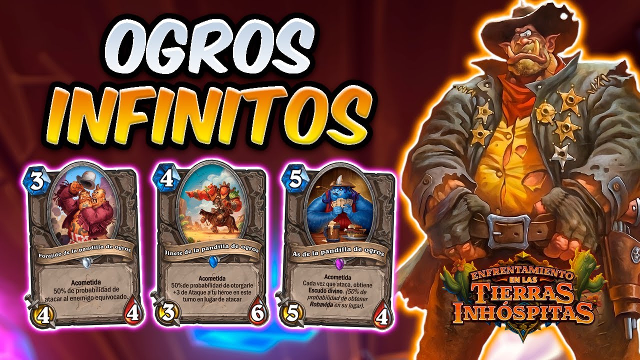 COMBO MUY ABUSIVO cada TURNO !! │PICARO OGROS│TIERRAS INHOSPITAS│HEARTHSTONE ESPAÑOL