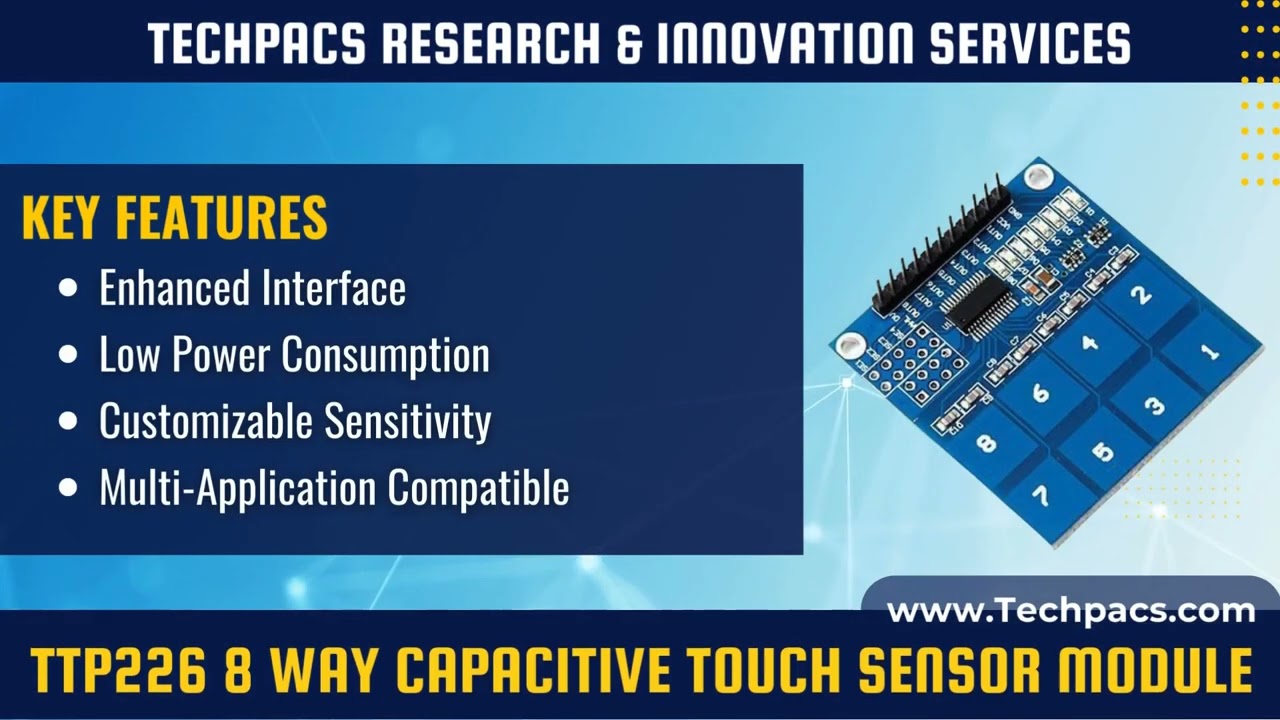TTP226 8 Way Capacitive Touch Sensor Module Detailed Description