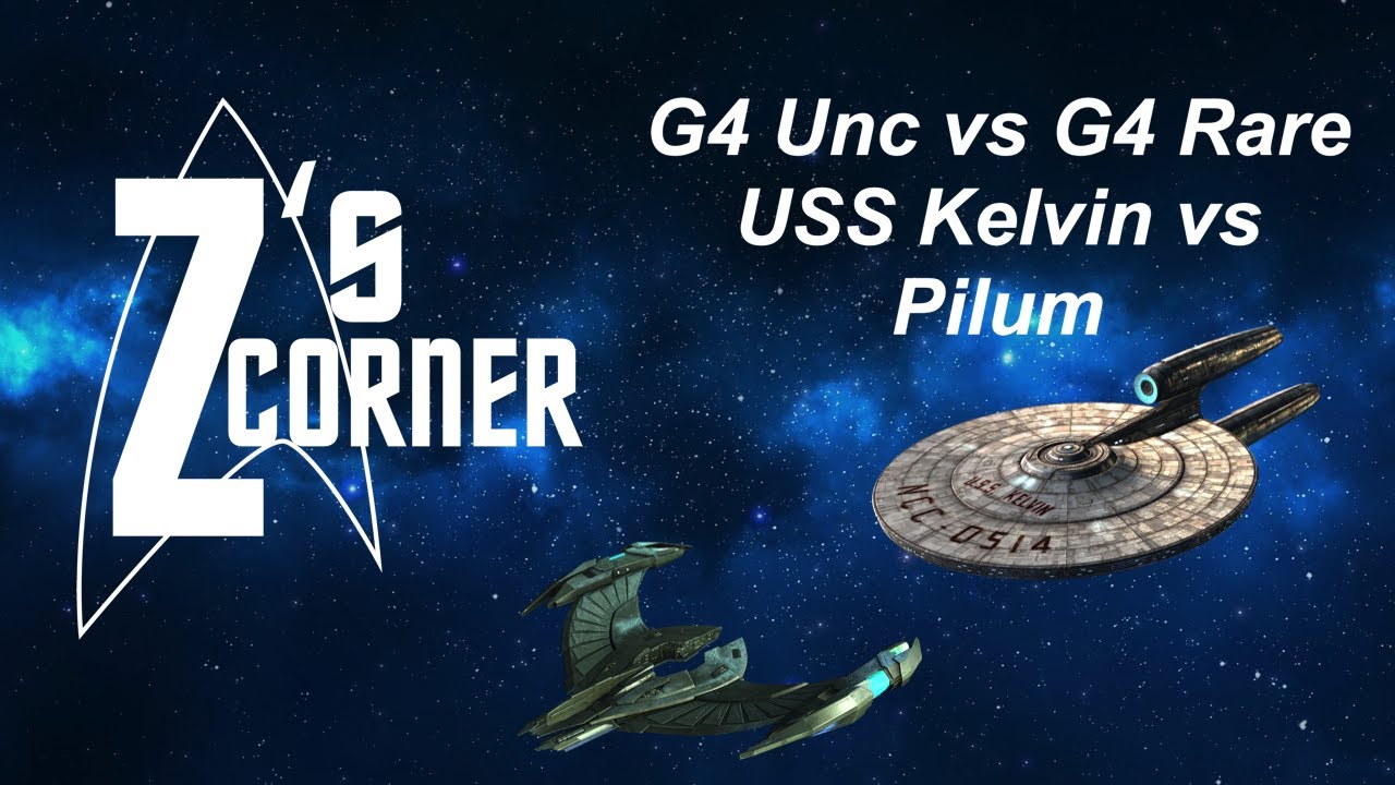 Star Trek Fleet Command | STFC | Z's Corner G4 Uncs vs G4 Rares - Interceptors - USS Kelvin vs Pilum