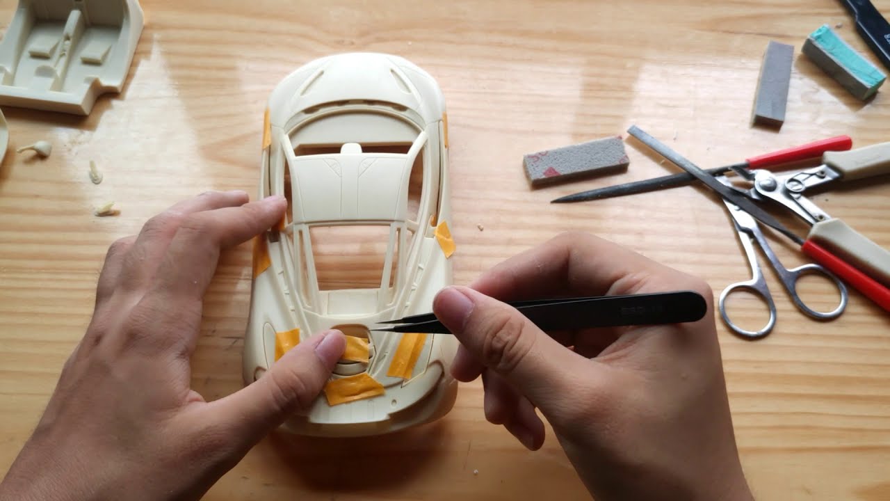 Alpha model: 1/24 Mclaren 720S Full Build Step part 2