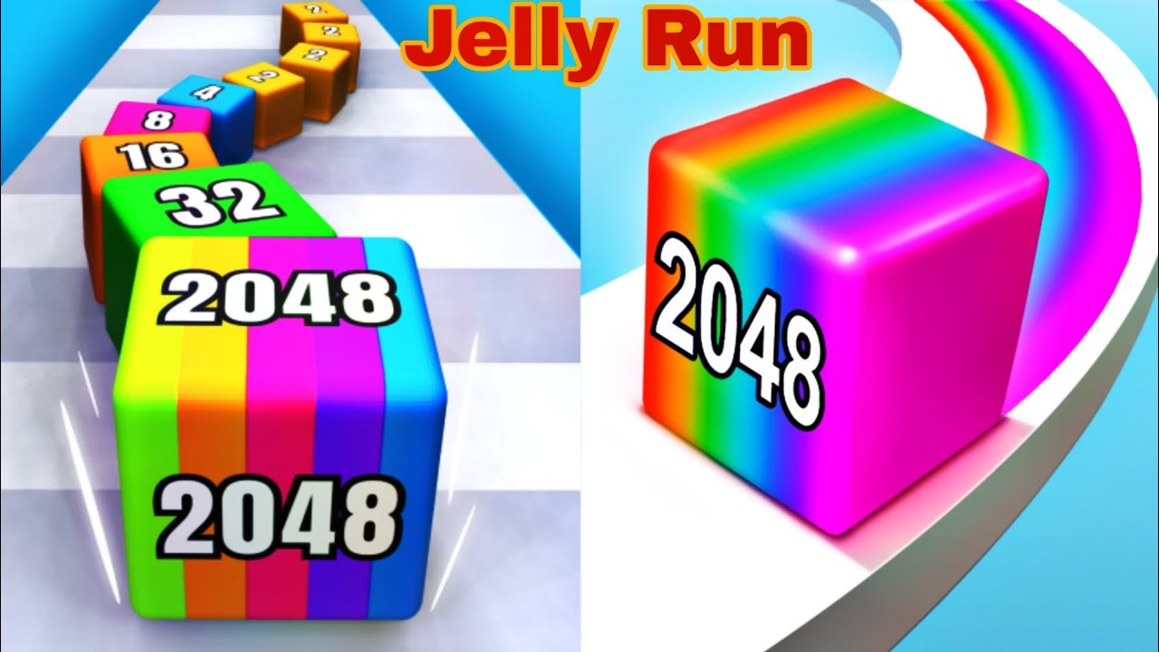 Jelly Run 2048🏆🎉💥: All Levels Gameplay Walkthrough Android ,iOS NEW UPDATED