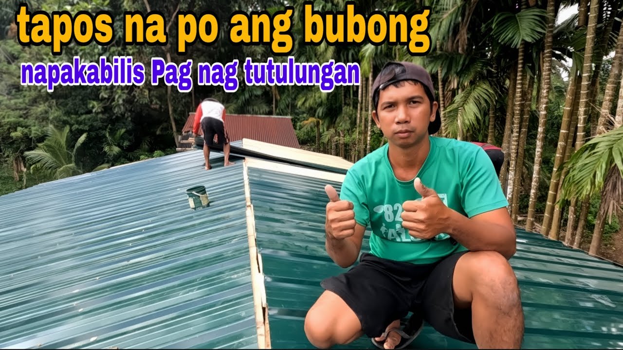 Tapos na po mag repair ng bubong ito na ang naging resulta