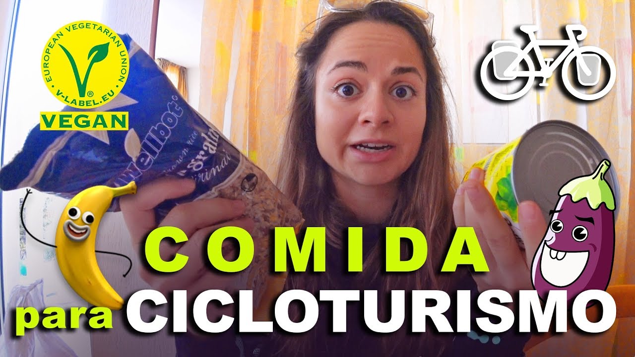 Comida para cicloturismo y cómo conservar frescos los alimentos (dieta vegana)