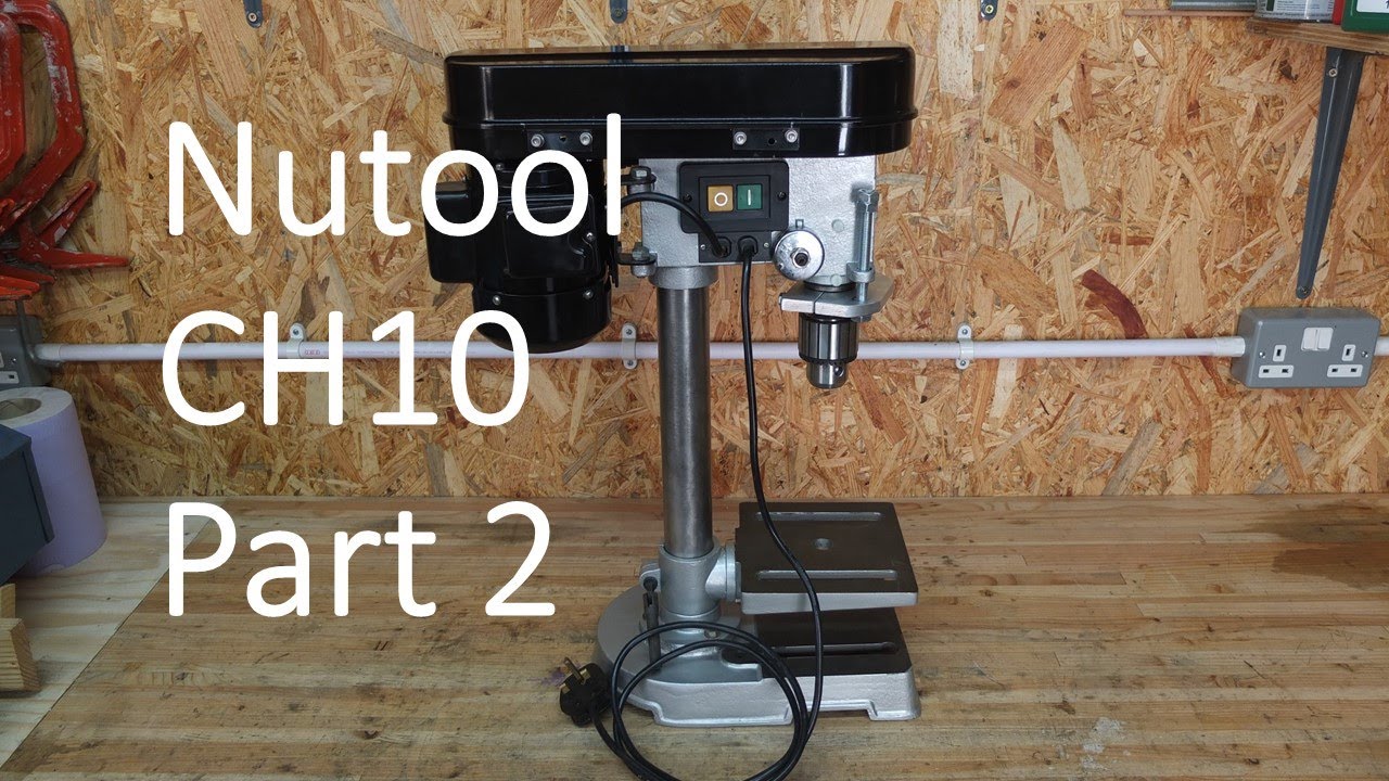 Nutool CH10 Hobby Drill Press Restoration Part 2 - Paint, Reassembly and Upgrades