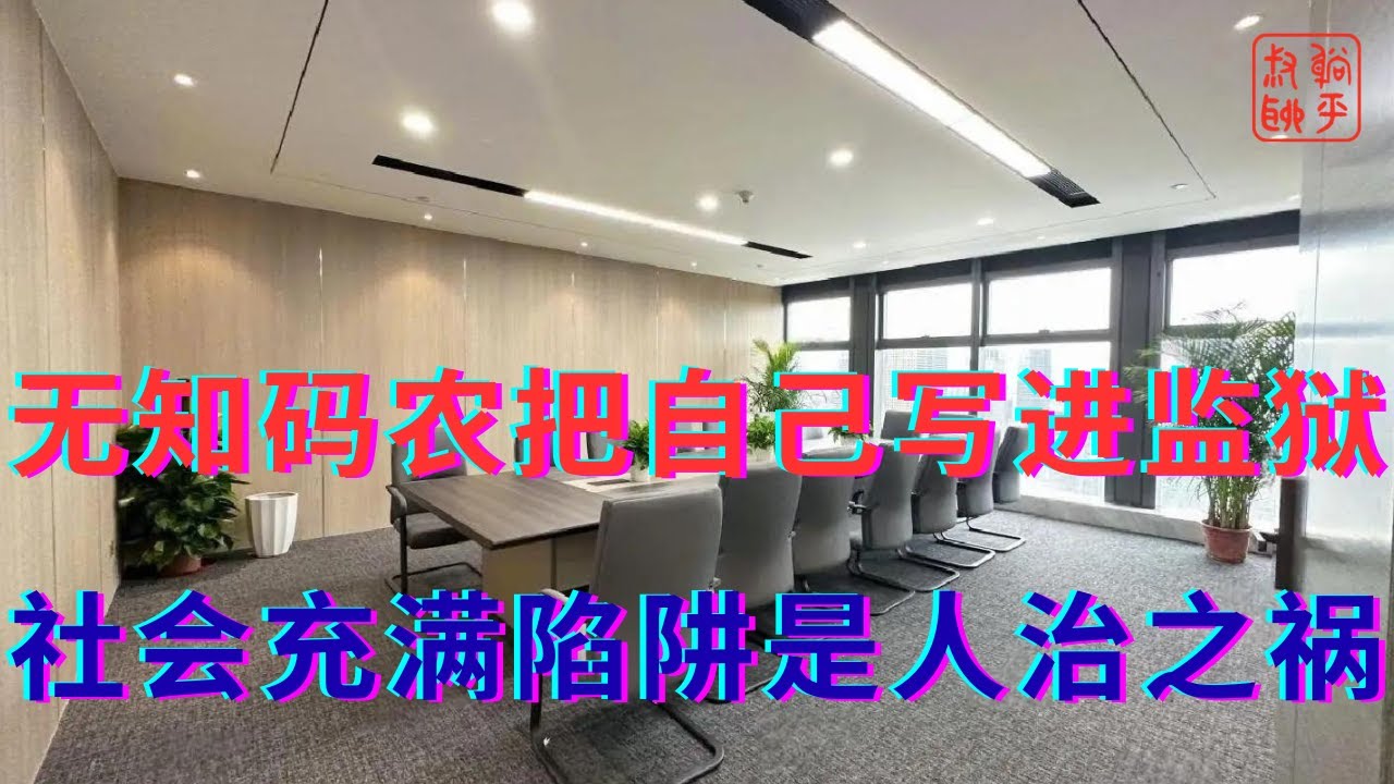 无知码农把自己写进监狱||社会充满陷阱是人治之祸