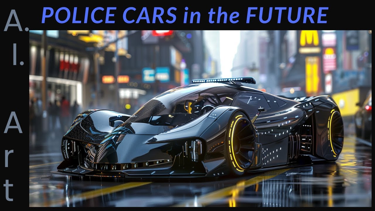 A. I. Art, POLICE CARS in the FUTURE  4K
