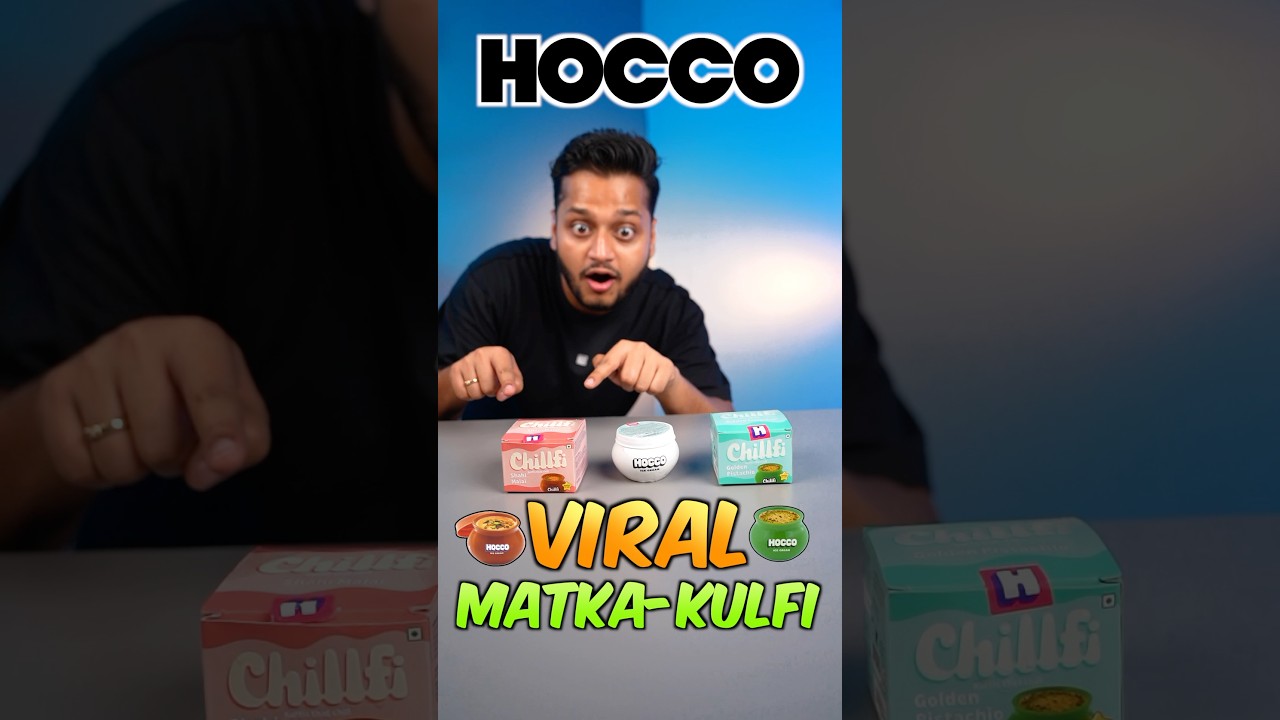 I Tried All Hocco Matka Kulfi 