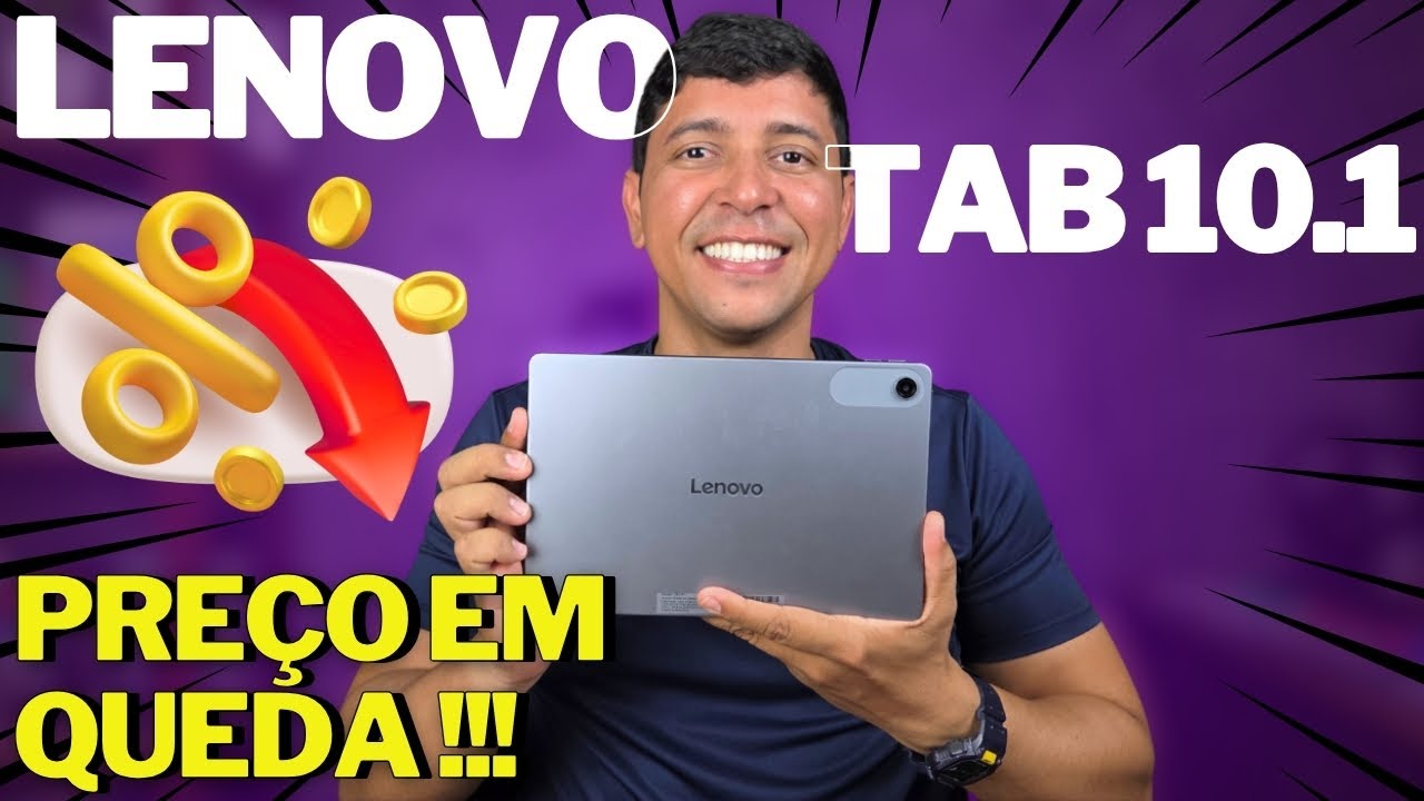 Caiu o Preço! Lenovo Tab 10.1 Está Mais Barato Que Nunca! 😱💰