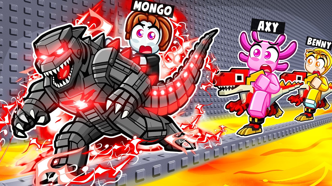 I Pretended to be a NOOB Then Used OP GODZILLA In +1 Speed Dinosaur! (Roblox)